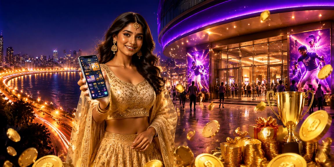 Mumbai Marine Drive sports betting atmosphere with cultural elements